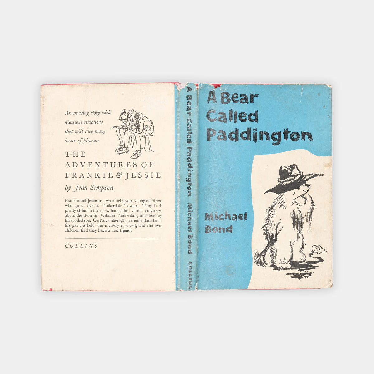 The debut of Paddington Bear a certain bear from Peru with a penchant for marmalade sandwiches, by Michael Bond; a very good first edition in the dust-jacket