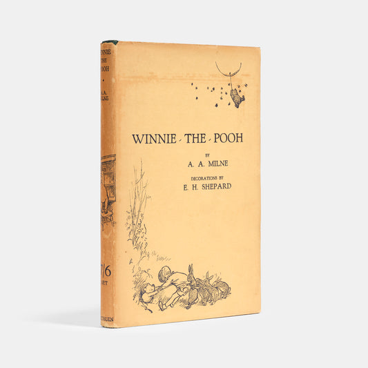 'How lucky am I to have something that makes saying goodbye so hard' a lovely copy of this perennial children's classic by A A Milne and illustrated by E H Shepard