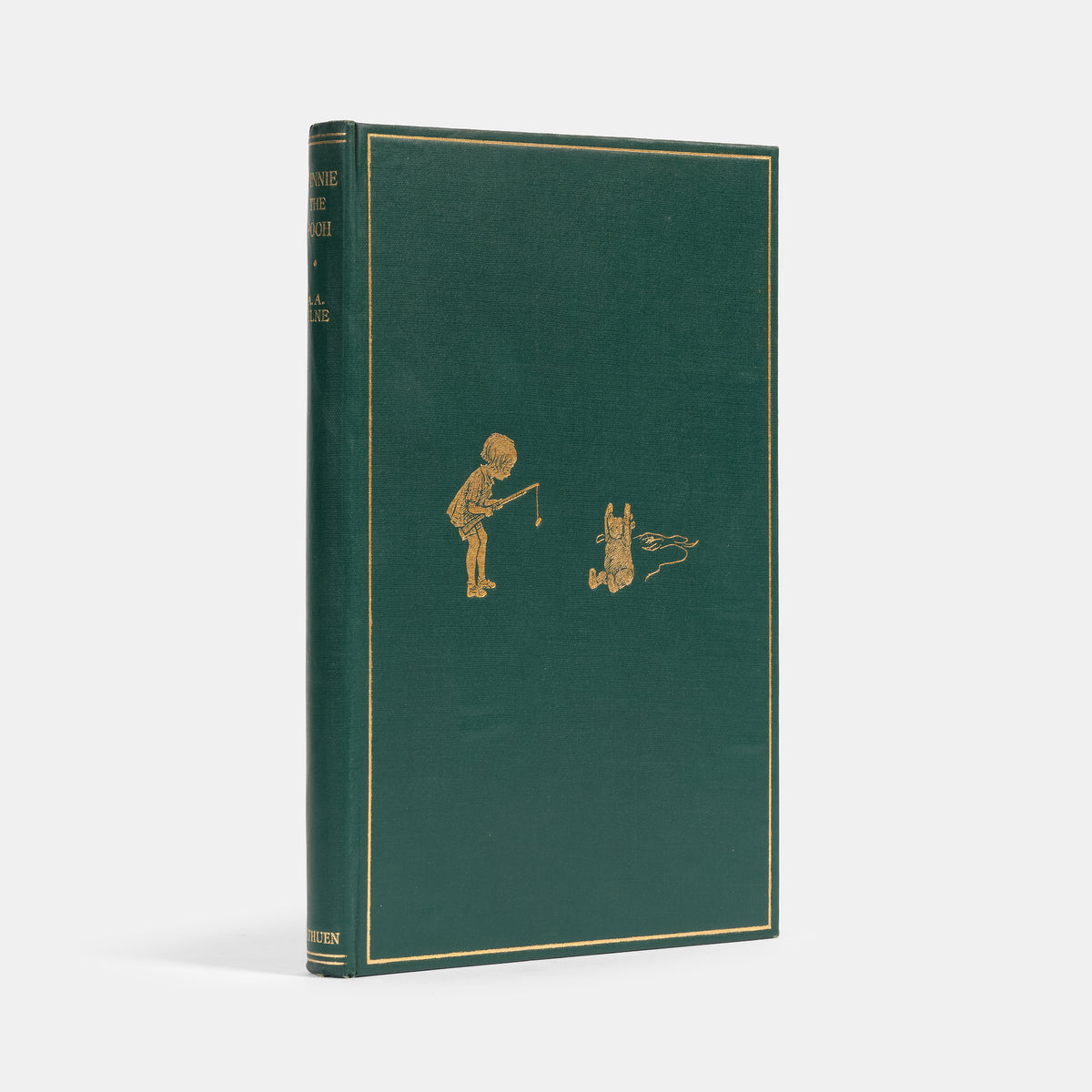 'How lucky am I to have something that makes saying goodbye so hard' a lovely copy of this perennial children's classic by A A Milne and illustrated by E H Shepard