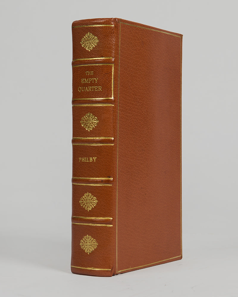 First edition of The Empty Quarter by Harry St. John Philby, charmingly bound.