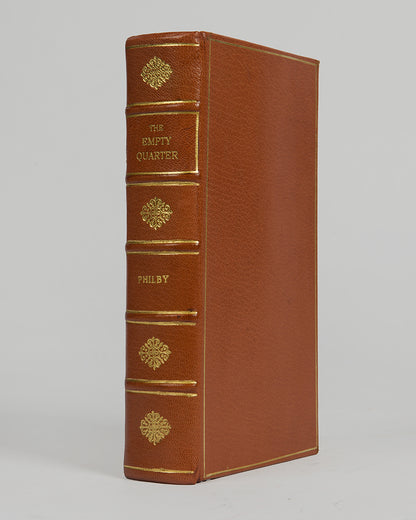 First edition of The Empty Quarter by Harry St. John Philby, charmingly bound.