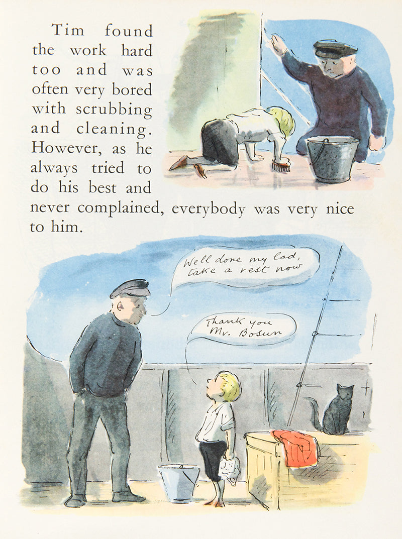 A first edition of Tim in Danger by Edward Ardizzone.