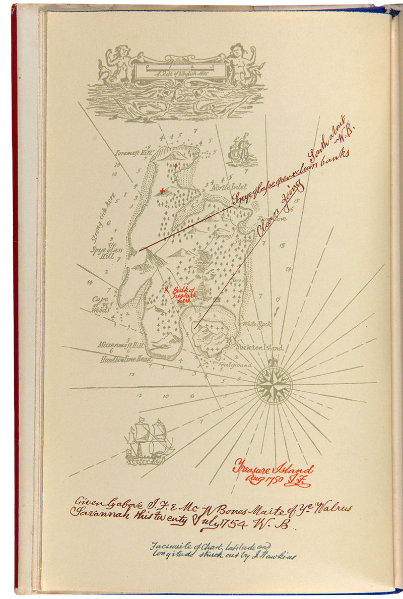 An attractive edition of Robert Louis Stevenson's, Treasure Island, a classic tale of piracy and betrayal on the high seas, superbly illustrated by Mervyn Peake, 1949