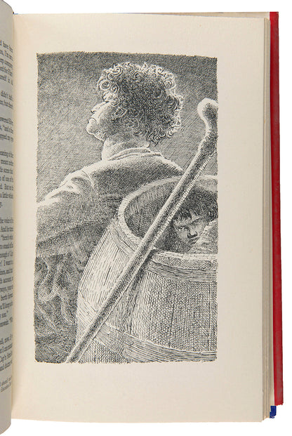 An attractive edition of Robert Louis Stevenson's, Treasure Island, a classic tale of piracy and betrayal on the high seas, superbly illustrated by Mervyn Peake, 1949