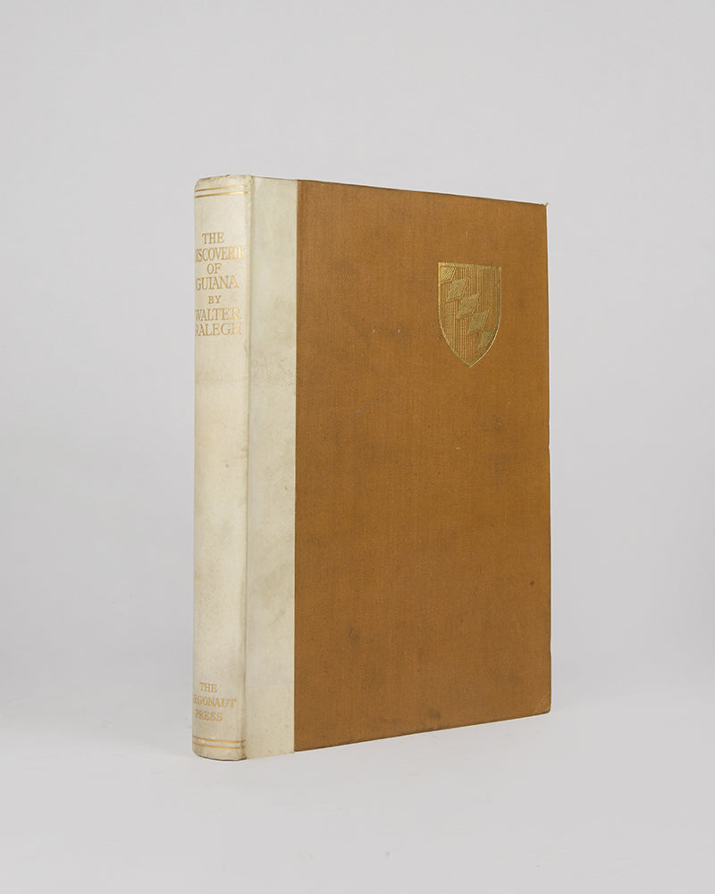 A beautifully printed edition of Walter Raleigh's account of his 1595 journey to Guiana, Argonaut Press.