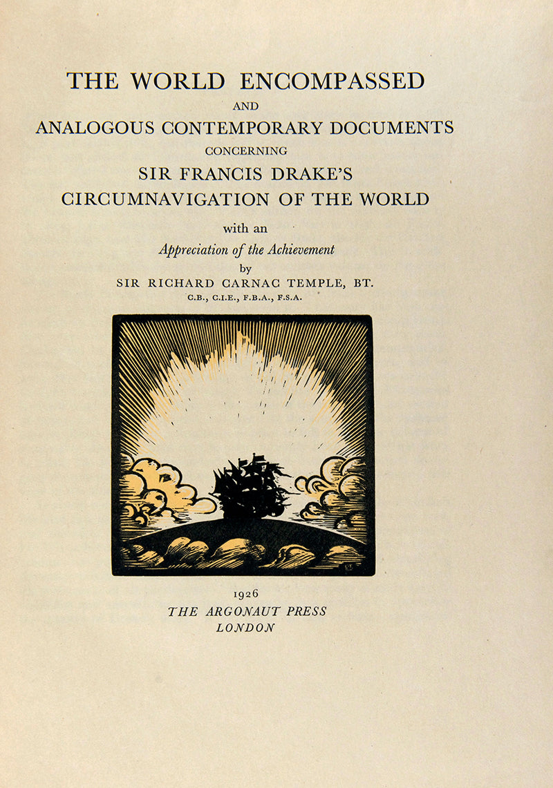 A beautifully produced reprint of the original 1628 edition recounting Drake's circumnavigation of the world, the first by an Englishman.