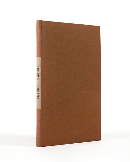 The Earl of Carnarvon's copy of Thomas Braddell's rare pamphlet Singapore and the Straits Settlements Described, that laid the ground work for the establishment of Singapore as an independent colony and its first constitution.