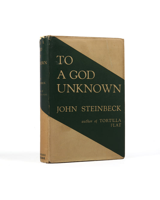 First edition, second issue of To a God Unknown by John Steinbeck.