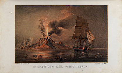 The author's copy, with his bookplate, of A Visit to the Indian Archipelago by Henry Keppel, an important explorer of Borneo, Philippenes and South China Sea.
