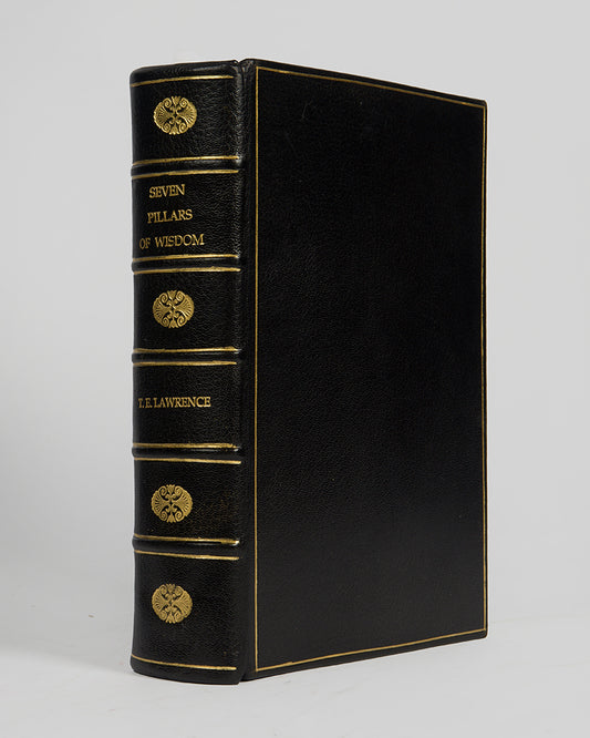The limited edition of the trade issue of T. E. Lawrence's Seven Pillars of Wisdom, smartly bound.