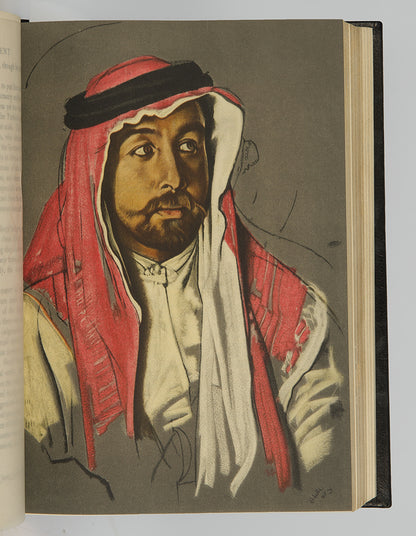 The limited edition of the trade issue of T. E. Lawrence's Seven Pillars of Wisdom, smartly bound.