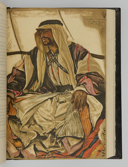 The limited edition of the trade issue of T. E. Lawrence's Seven Pillars of Wisdom, smartly bound.
