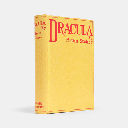 First edition of Bram Stoker's vampire classic, a genre-defining masterpiece inspiring numerous reprints, variations, pastiches, stage & screen versions