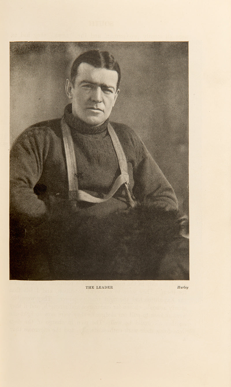 Signed presentation copy of South by Sir Ernest Shackleton, one of the great, if not greatest, accounts of heroics and human endurance of an Antarctic expedition.
