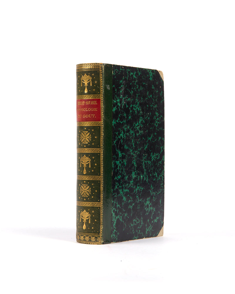 An attractive 8vo edition of Physiologie du Gout, Brillat-Savarin's most famous work, plates and illustrations, fine french style calf, spine gilt