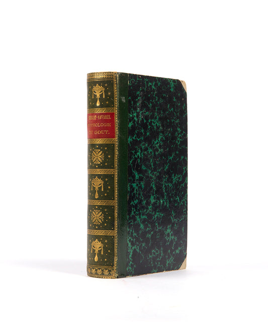 An attractive 8vo edition of Physiologie du Gout, Brillat-Savarin's most famous work, plates and illustrations, fine french style calf, spine gilt