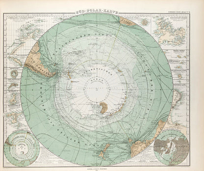 Smart copy of this important Handatlas by Adolf Stieler, the leading German atlas of its day.