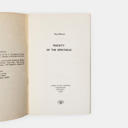 The first English translation of the most recognisable Situationist text