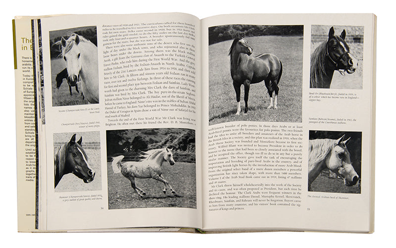First English edition of The Arab Horse in Europe by Erika Schiele, with a signed letter regarding the breeding of Polish Arab horses.