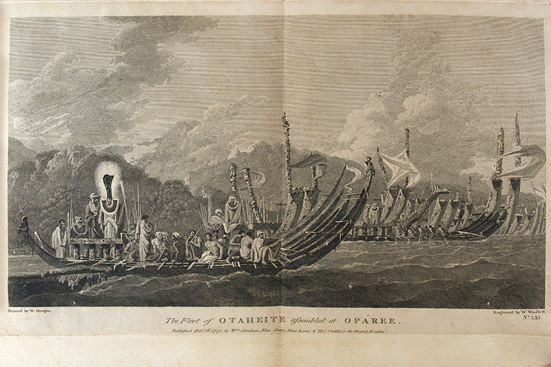 First edition of Cook's A Voyage towards the South Pole, the first to cross the Antarctic Circle, in the rare original boards and the maps and plates uncut.