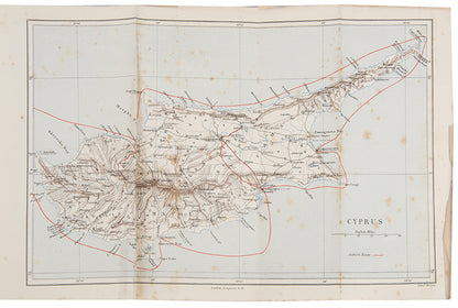 First edition of Lady Brassey's Sunshine and Storm in the East, an account of her journeys to Cuprus and Constantinople with maps and plates.