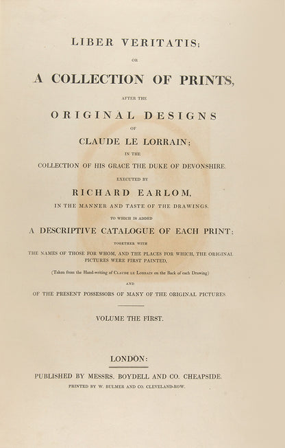 First complete edition of this collection of two hundred prints