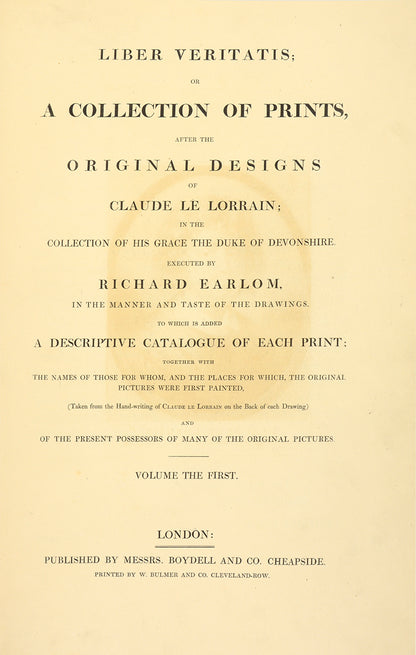 First complete edition of this collection of two hundred prints