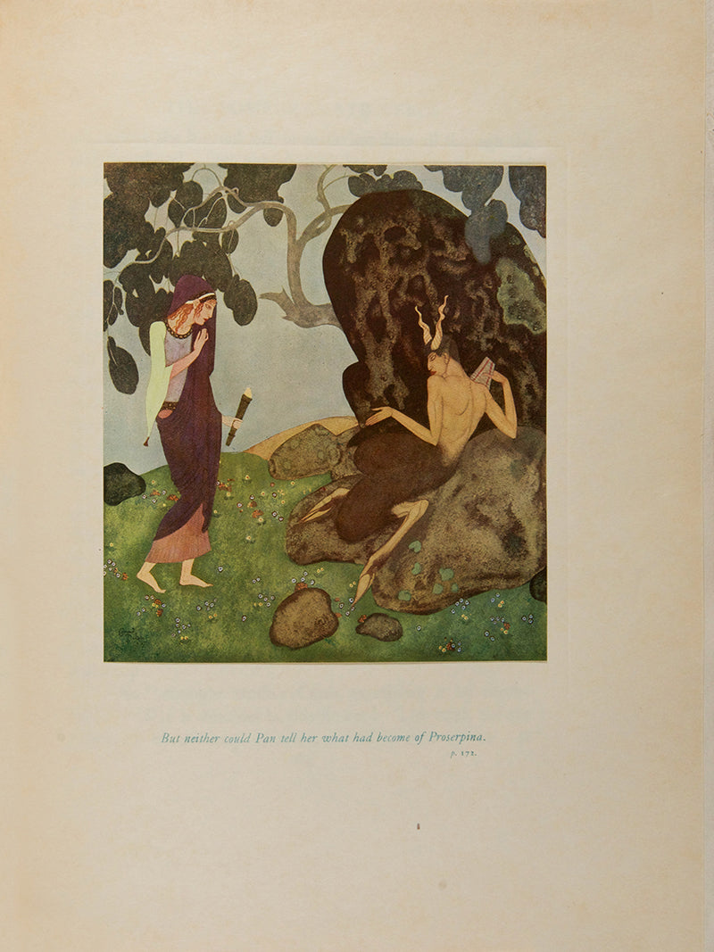This limitied edition book is number 160 of 500 copies of Tanglewood Tales signed and illustrated by Edmund Dulac.