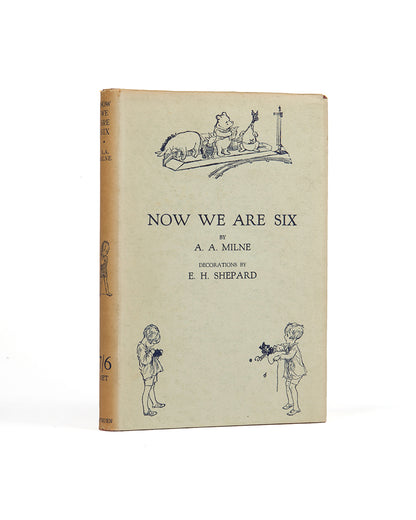 Milne and Shepard's Now We Are Six comprises a delighful collection of rhymes and verses, some, such as 'Us Two'  and 'The Friend' feature Winnie-The-Pooh 