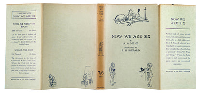 Milne and Shepard's Now We Are Six comprises a delighful collection of rhymes and verses, some, such as 'Us Two'  and 'The Friend' feature Winnie-The-Pooh 