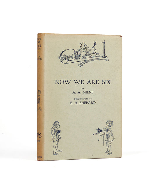Milne and Shepard's Now We Are Six comprises a delighful collection of rhymes and verses, some, such as 'Us Two'  and 'The Friend' feature Winnie-The-Pooh 