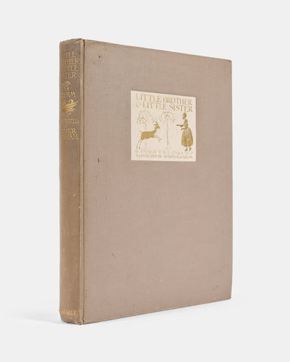 A limited edition of Little Brother & Little Sister and other Tales by The Brothers Grimm, signed by artist Arthur Rackham, with the loose  plate not in trade edition