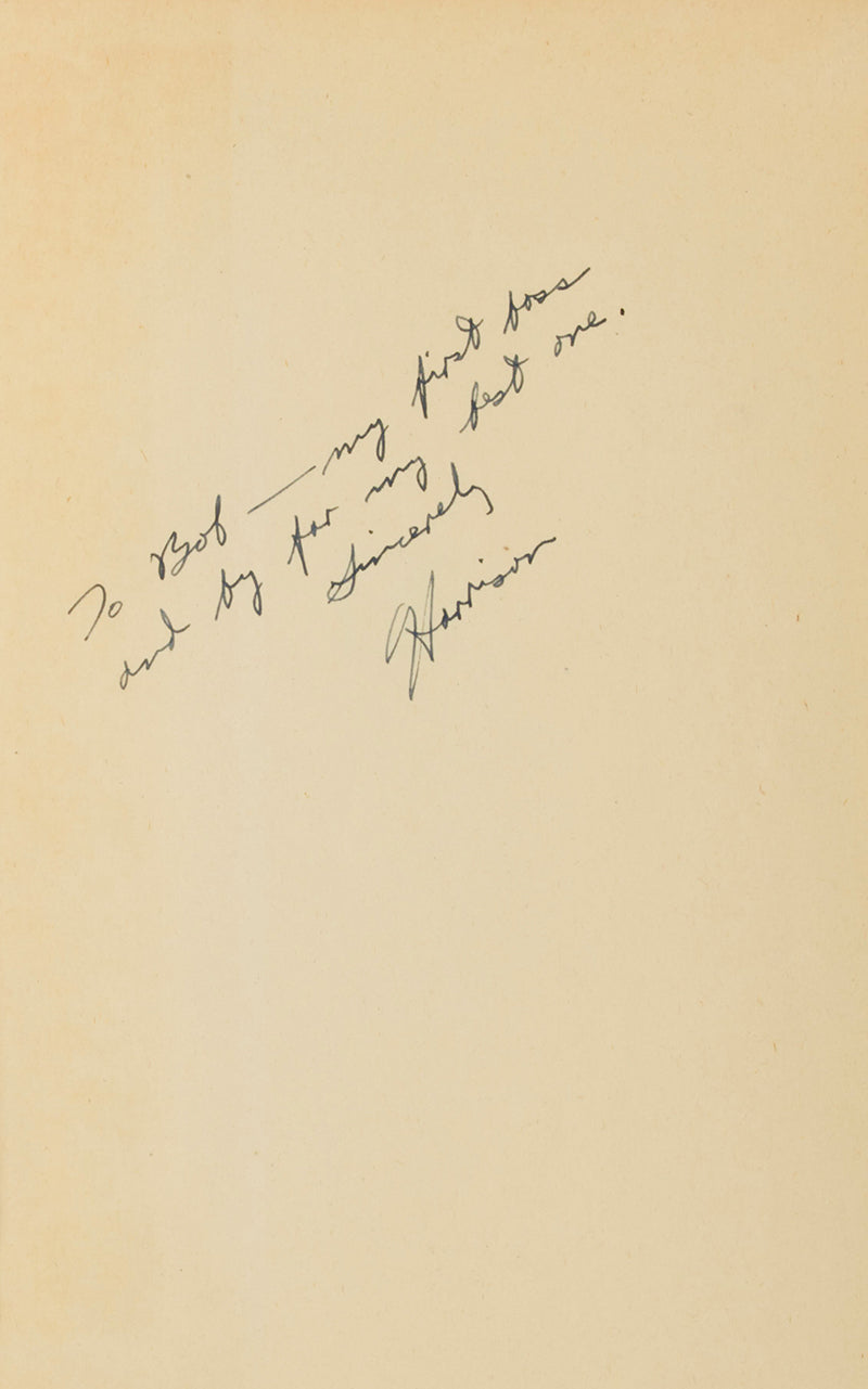 First edition, inscribed presentation copy of nuclear scientist Harrison Brown's anti-weapons text Must Destruction Be Our Destiny.