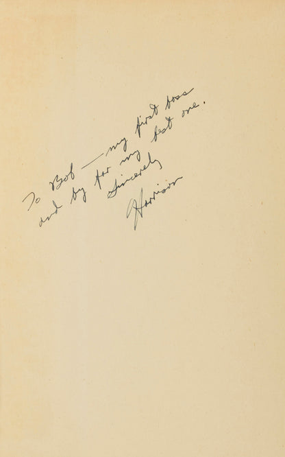 First edition, inscribed presentation copy of nuclear scientist Harrison Brown's anti-weapons text Must Destruction Be Our Destiny.