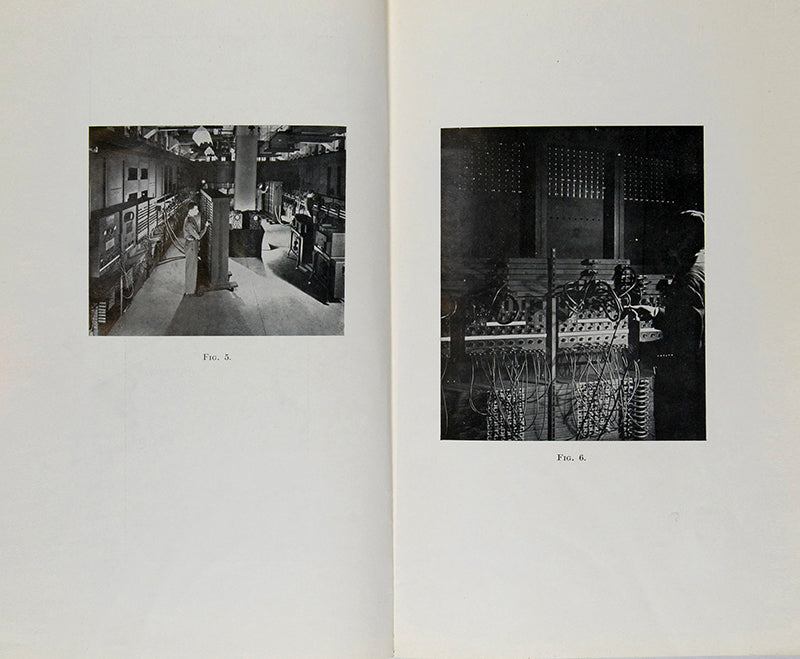 The uncommon offprint of Douglas Hartree's overview of the history and design of automatics calculating machines, including the  Analytical Engine, the Harvard Mark I, and EDSAC.