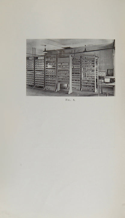 The uncommon offprint of Douglas Hartree's overview of the history and design of automatics calculating machines, including the  Analytical Engine, the Harvard Mark I, and EDSAC.