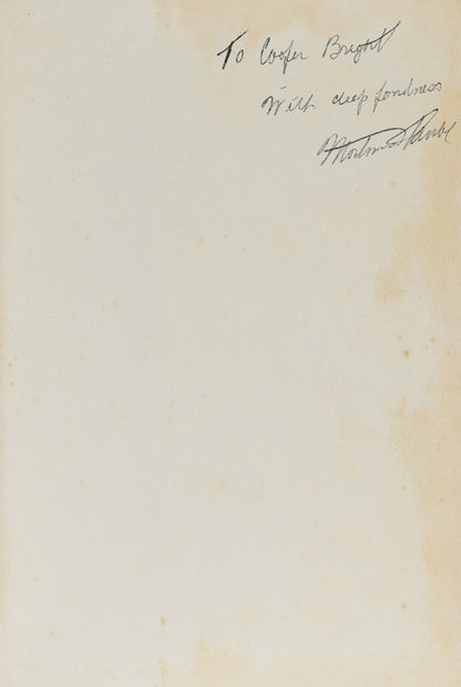 Inscribed presentation copy of Mortimer Taube's classic critique of artificial intelligence, Computers and Common Sense, published in 1961.