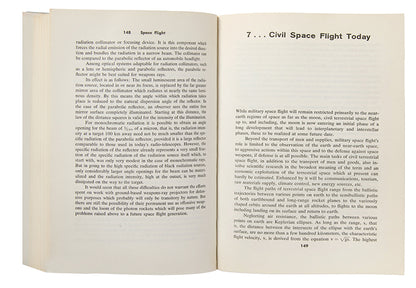First English language edition, first printing of rocket pioneer Eugen Sänger's popular science book Space Flight, published in 1965.
