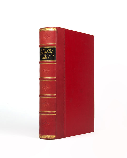 First edition of W. N. McMillan's Expeditions and Big Game Hunting by Burchard Heinrich Jessen, a scarce account of four hunting trips up the Blue Nile and East Africa.