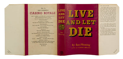 First edition, first state of Live and Let Die by Ian Fleming.