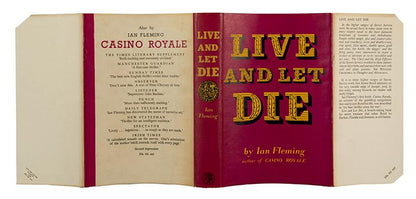 First edition, first state of Live and Let Die by Ian Fleming.