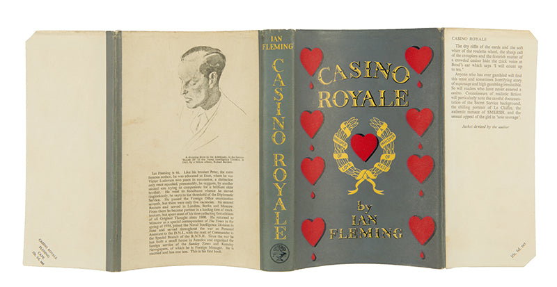 First edition of Casino Royale by Ian Fleming, the first James Bond book.