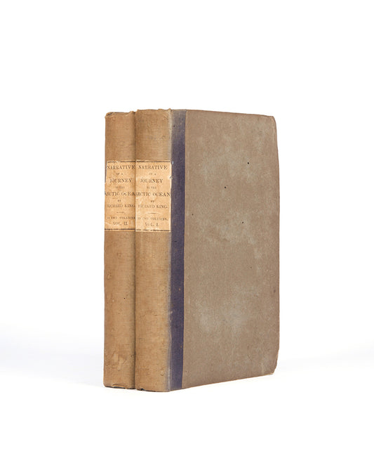 First edition in the original boards of Richard King's Narrative of a Journey to the Shores of the Arctic Ocean, the Trolle-Bonde copy of this arctic rarity.