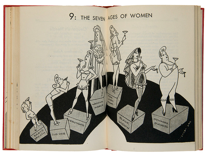 A delightfully illustrated copy of Gaige's Cocktail Guide with a foreword by Luciuse Beebe.