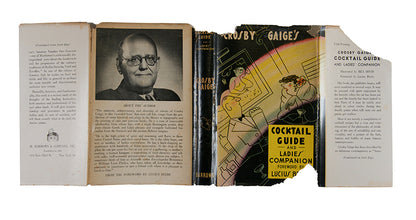 A delightfully illustrated copy of Gaige's Cocktail Guide with a foreword by Luciuse Beebe.