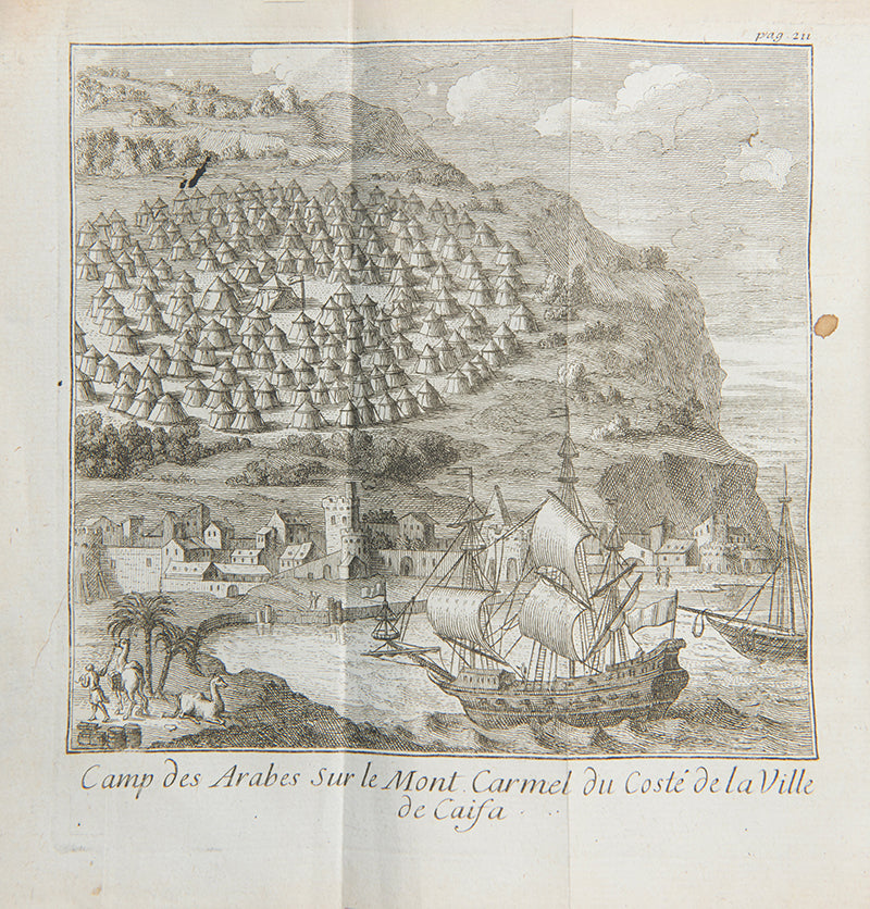 First edition of Voyage Fait Par Ordre du Roy Louis XIV, Dans La Palestine, by Laurent d'Arvieux, translated by Jean de la Roque, of one of the earliest account of Bedouins.