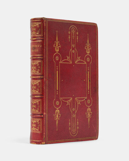 A charming example of The Poems of S.T. Coleridge, bound in contemporary red morocco gilt