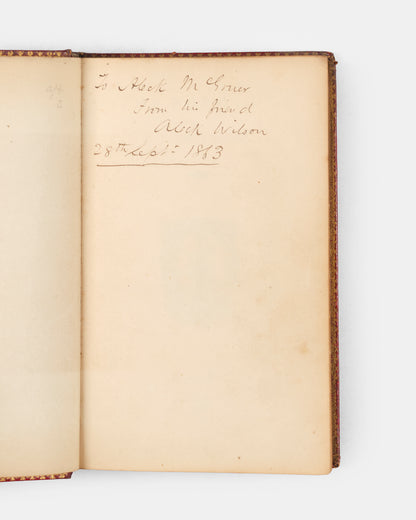 A charming example of The Poems of S.T. Coleridge, bound in contemporary red morocco gilt