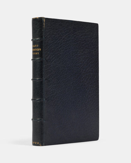 A lovely edition of the poems of Mary E. Coleridge bound in navy morocco with few signs of wear in 1909.