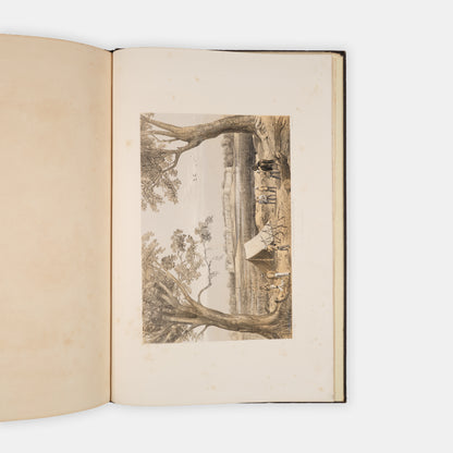 Sketches and Incidents of the Siege of Lucknow, an eye witness view by Clifford Mecham, depicting the heavy toll suffered by the British, with tinted lithographs